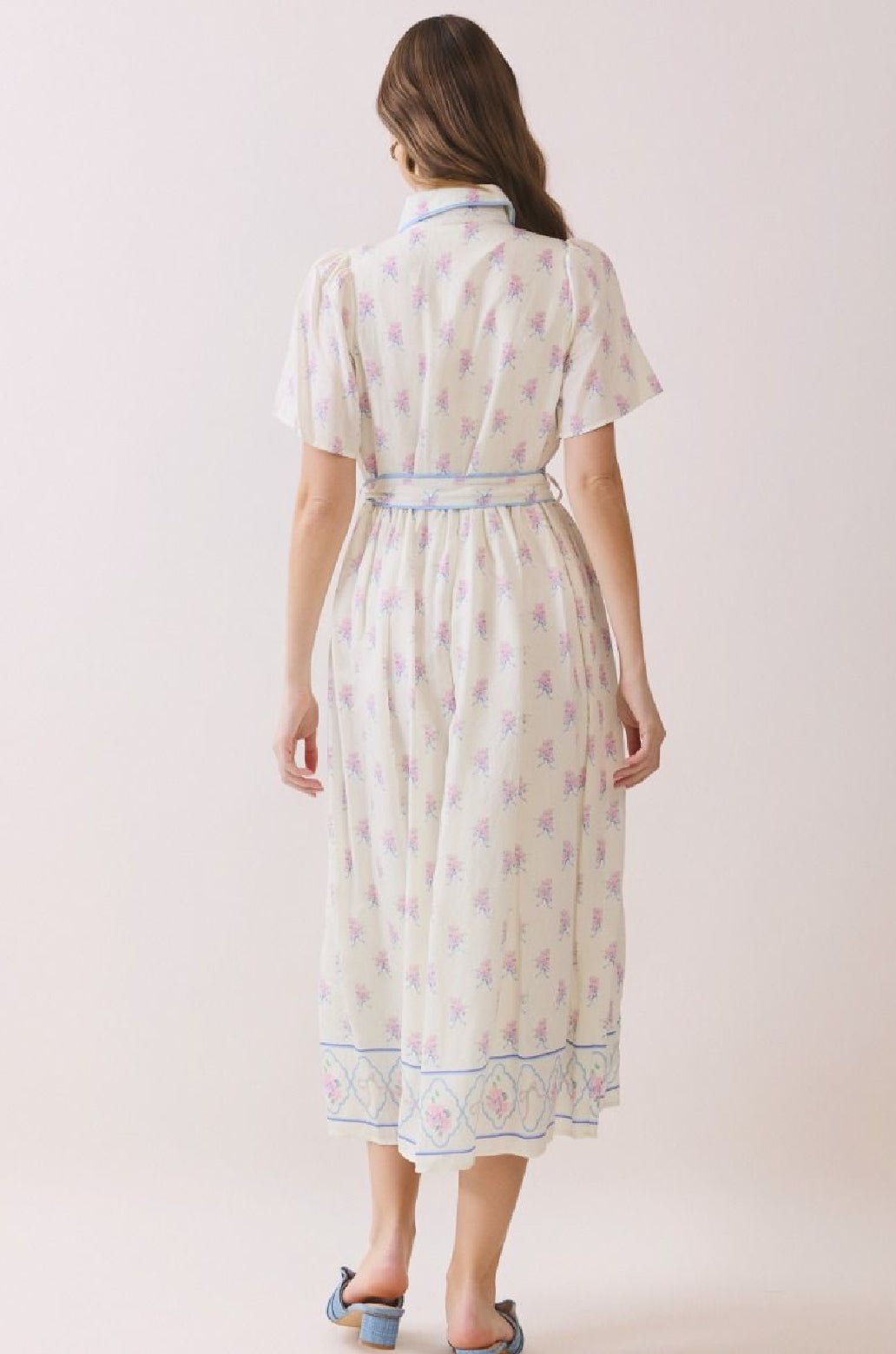 PRE-ORDER Floral Print Midi Dress
