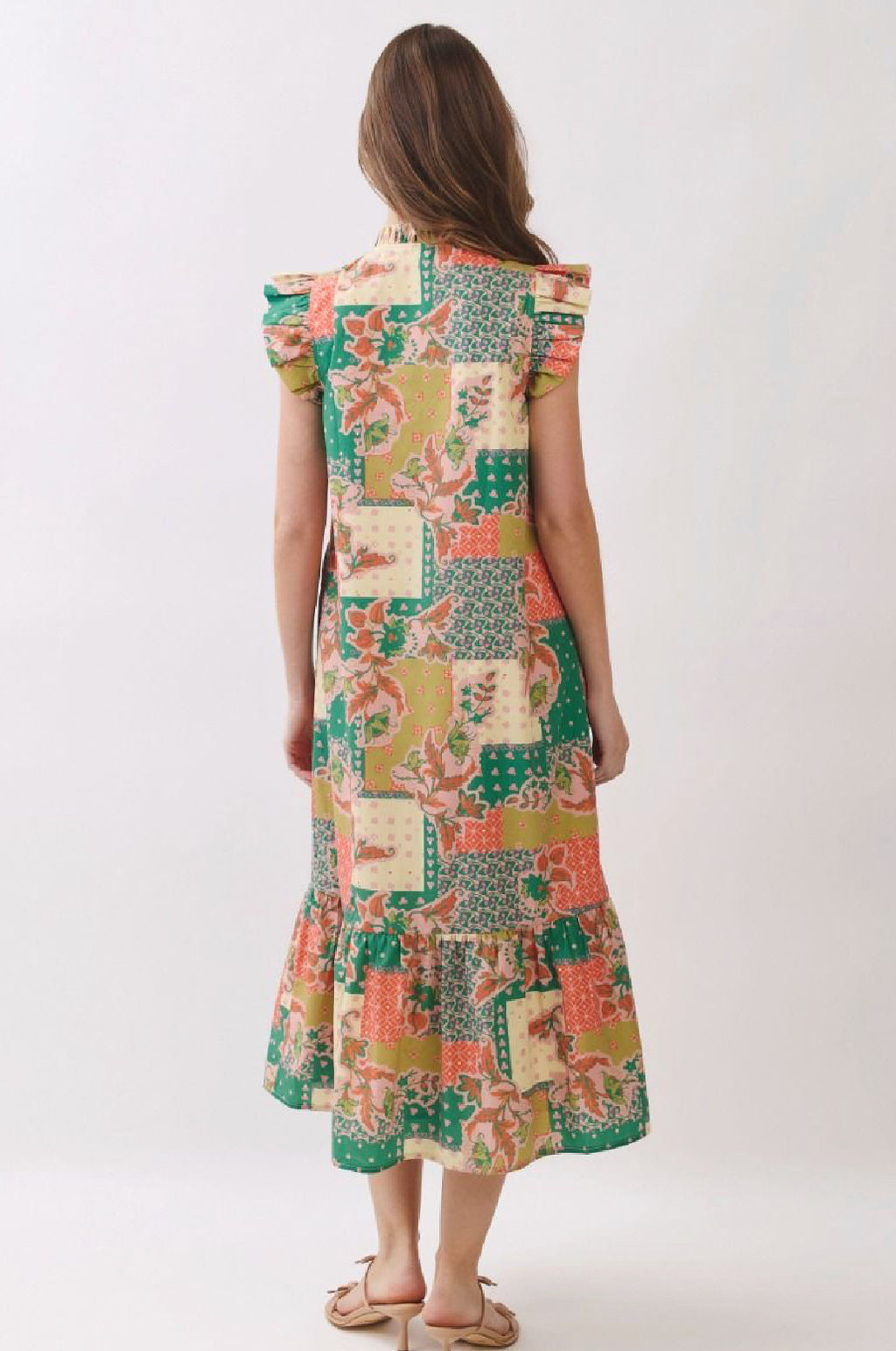 PRE-ORDER Printed Midi Dress