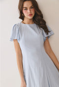 Ruffle Sleeve Midi dress